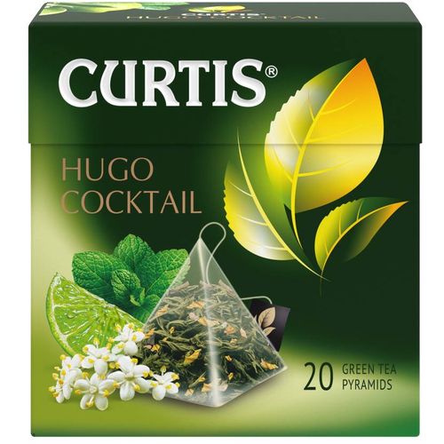 Curtis Hugo Cocktail-  Zeleni čaj sa mentom, citrusima i zovom, 20x1.8g 1515250 slika 2