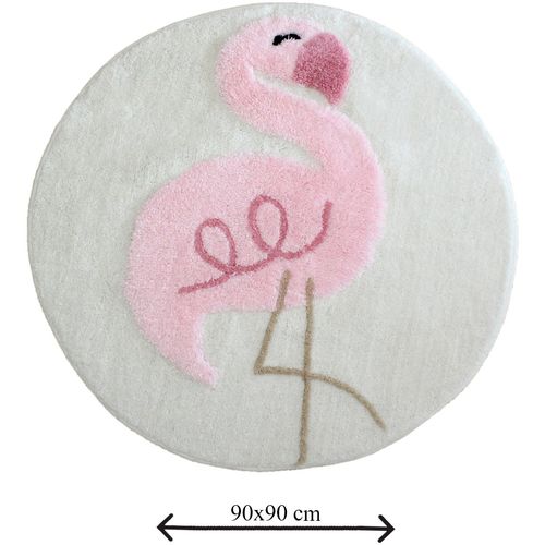 Colourful Cotton Prostirka kupaonska Pink Flamingo slika 3