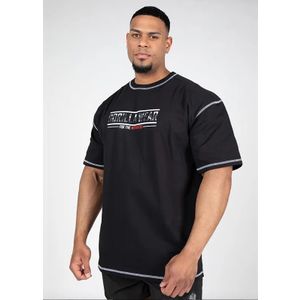 Gorilla Wear SAGINAW Oversized majica, Crna