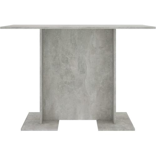 Blagovaonski stol siva boja betona 110 x 60 x 75 cm od iverice slika 15