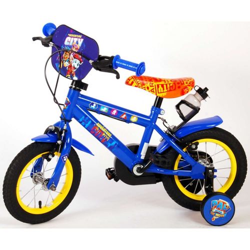 Dječji bicikl Paw Patrol 12" s dvije ručne kočnice plavo/narančasti slika 14