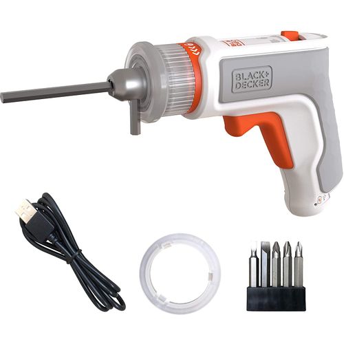 black & decker aku odvijač 3,6 v 1,5 ah + dodatki  slika 6