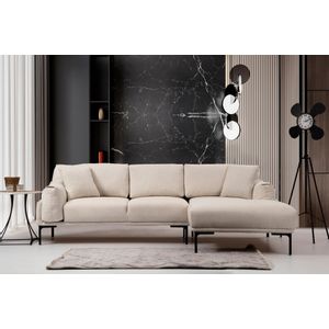 Atelier Del Sofa Kutna garnitura LEO, desna, krem, Leo Corner Right - Cream