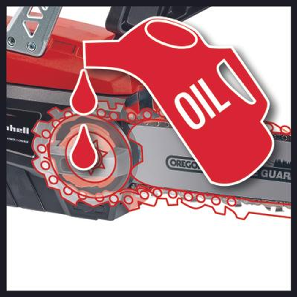 Einhell PXC aku lančana pila GE-LC 18/25 Li Kit (1x3,0 Ah + punjač) slika 9