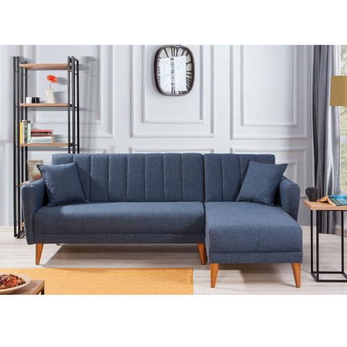 Atelier Del Sofa Aqua Köşe Desni - Tamno Plavi Ugao Sofa-Krevet slika 2