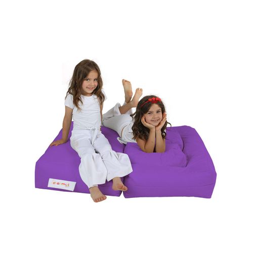 Atelier Del Sofa Vreća za sjedenje, Kids Double Seat Pouf - Purple slika 7