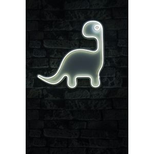 Wallity Ukrasna plastična LED rasvjeta, Dino the Dinosaur - White