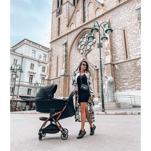 Leclercbaby Influencer dječja kolica, Black Brown 2u1 B slika 33