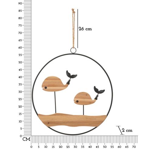 Mauro Ferretti Zidna dekoracija BALENE 56X2X60 cm slika 6