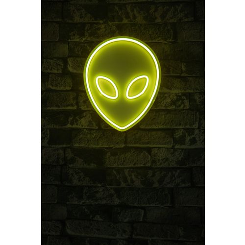 Wallity Ukrasna plastična LED rasvjeta, Alien - Yellow slika 10