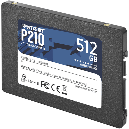 Patriot SSD 512GB 2.5'';P210; up to R/W : 520/430 MB/s slika 1