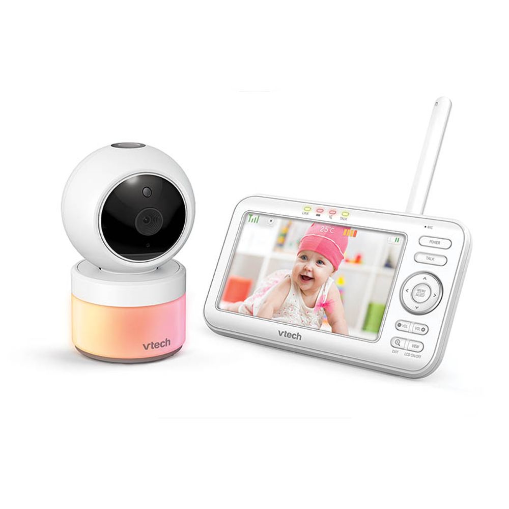 VTech Video Baby Monitor 5'' sa projektorom, noćnim svjetlom i melodijom Pan & Tilt VM5463 slika 4
