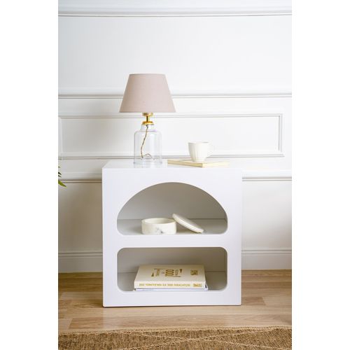 Lorin - White White Nightstand slika 3