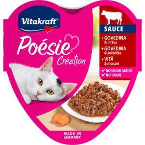 Vitakraft Poesie creation hrana za mačke - govedina, mrkva i umak 85g