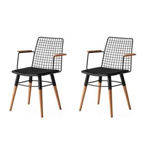 Trend 270 V2 Black
Walnut Chair Set (2 Pieces)
