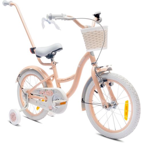 Dječji bicikl guralica Flower 16" boja breskve slika 1