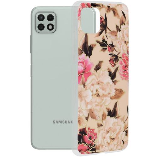 Techsuit Marble Series maska za Samsung Galaxy A22 5G Mary Berry Nude slika 1