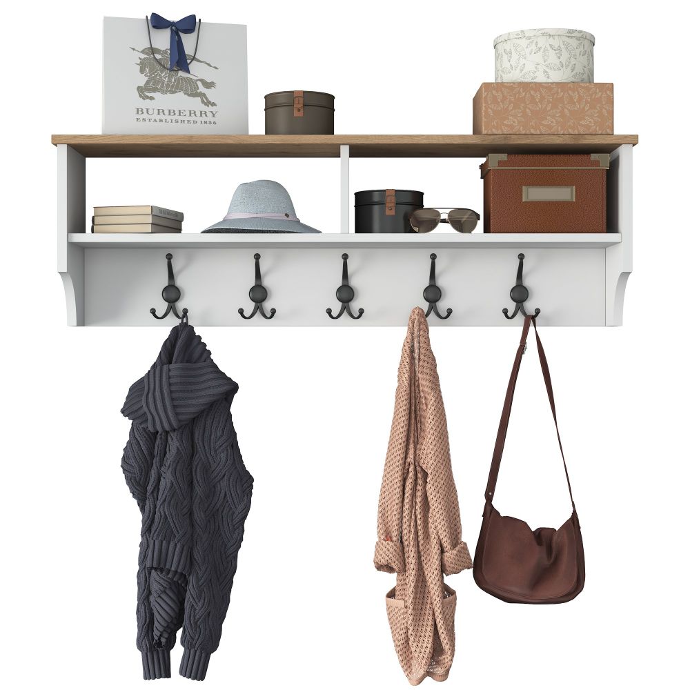 P2 - 2460 WhiteWalnut Hall Stand slika 6