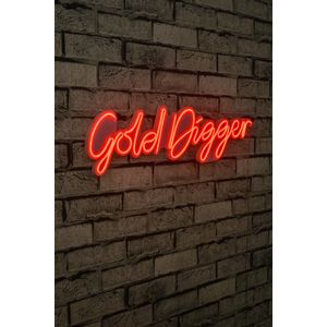 Wallity Ukrasna plastična LED rasvjeta, Gold Digger - Red