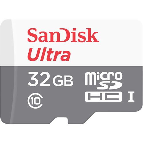 Memorijska kartica SANDISK Ultra 32GB microSDHC + SD Adapter, SDSQUNR-032G-GN3MA slika 1