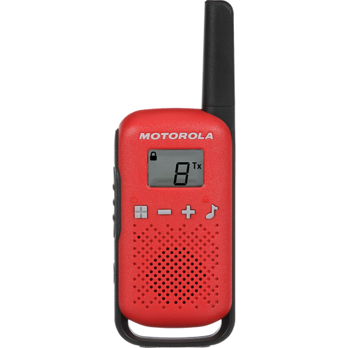 Motorola Walkie Talkie, domet 4 km, 16 kanala, crvena - TLKR T42 RD slika 2