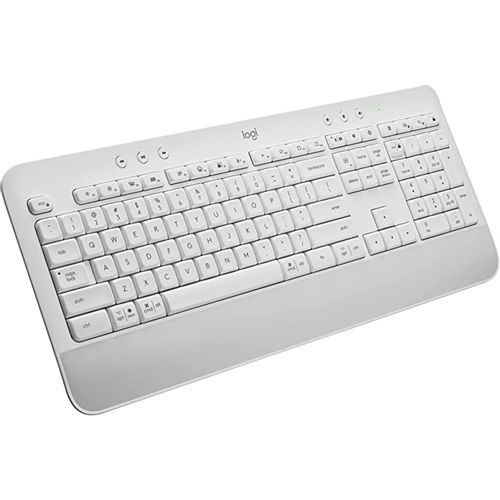 Logitech K650 Signature Keyboard Off-White, US slika 1