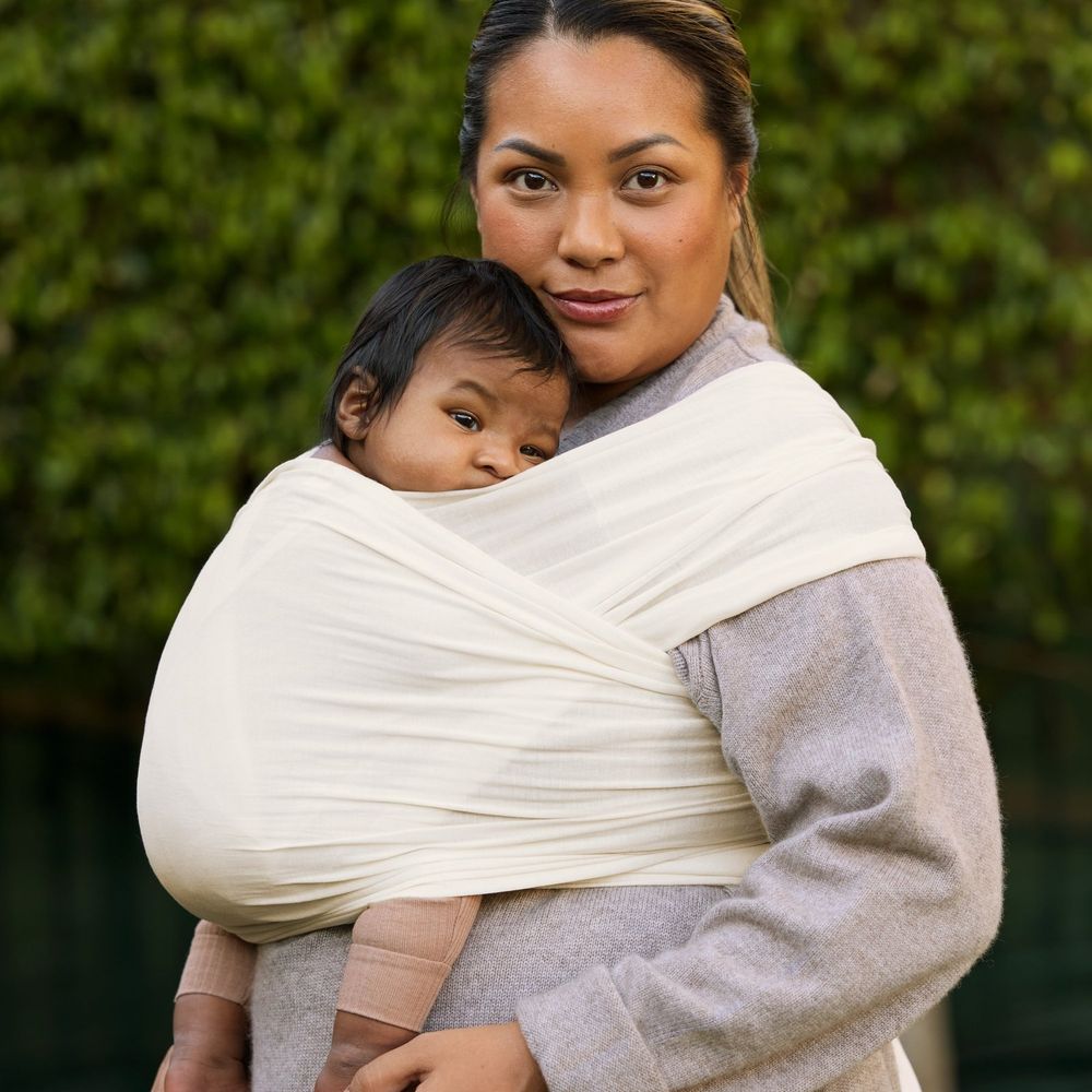 Ergobaby Aura marama, Sustainable Knit Cream slika 10