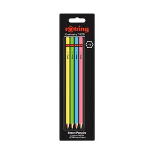 Rotring grafitna olovka HB 4/1 blister Neon