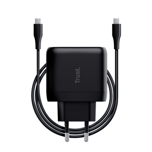 Trust kućni punjač USB-C i kabel  C-C 65W, Maxo slika 1