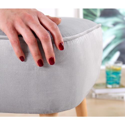 Moouv 7080 - Light Grey Light Grey Pouffe slika 5