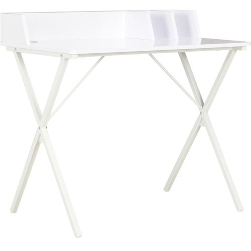 Radni stol bijeli 80 x 50 x 84 cm slika 15