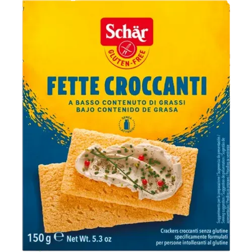 Dr. Schar bezglutenski kreker toast fette croccanti 150g slika 1