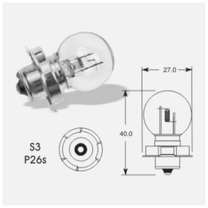 Sijalica moto 12V 15W S3 LUCAS