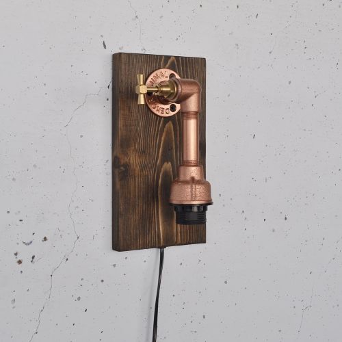 Pp174 Wooden
Rose Gold Wall Lamp slika 4