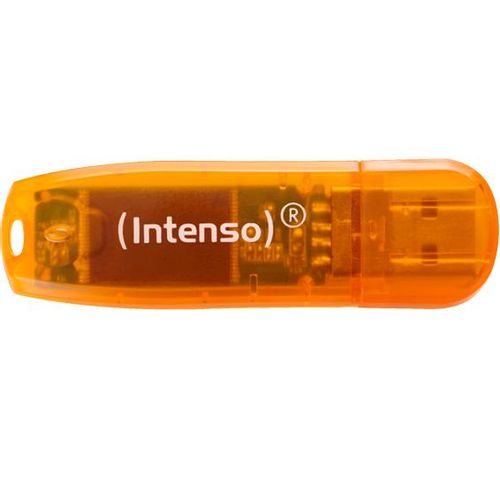 (Intenso) USB Flash drive 64GB Hi-Speed USB 2.0, Rainbow Line, ORANGE - USB2.0-64GB/Rainbow slika 3