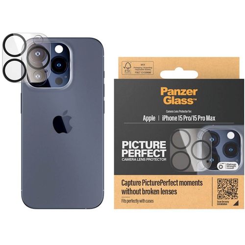 Zaštitni okvir za kameru PG iPhone 15 Pro/Pro Max slika 1