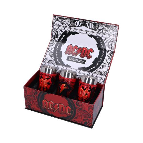 NEMESIS NOW ACDC LOGO SHOT GLASS SET (SET OF 3) 8.7CM slika 7