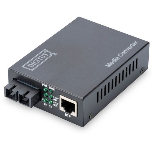 Digitus Fast Ethernet Media Converter SC/RJ45 SM TX/FX 20km DN-82021-1 slika 1