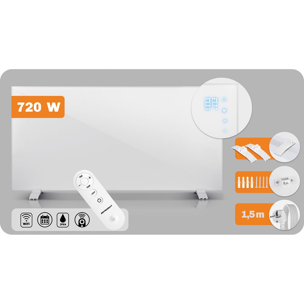 Infracrveni grijač 720W Berdsen BD-983 WiFi aplikacija za daljinsko upravljanje slika 6