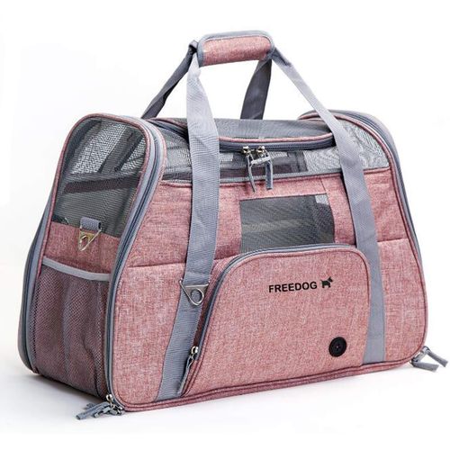 Freedog Torba za pse Crossworld, smeđa, 51x23x35 cm slika 1