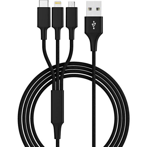 USB 2.0, Apple iPad/iPhone/iPod, USB 3.0   1.20 m crna slika 1