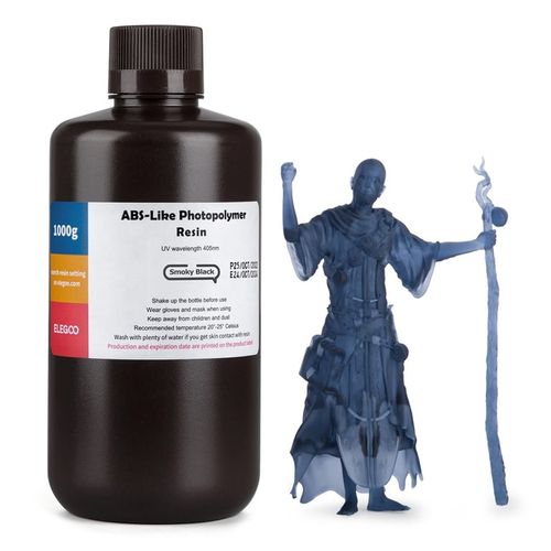 ABS-like Resin 1kg Smoky Black slika 1