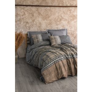 Timbre - Anthracite Anthracite Ranforce Double Quilt Cover Set