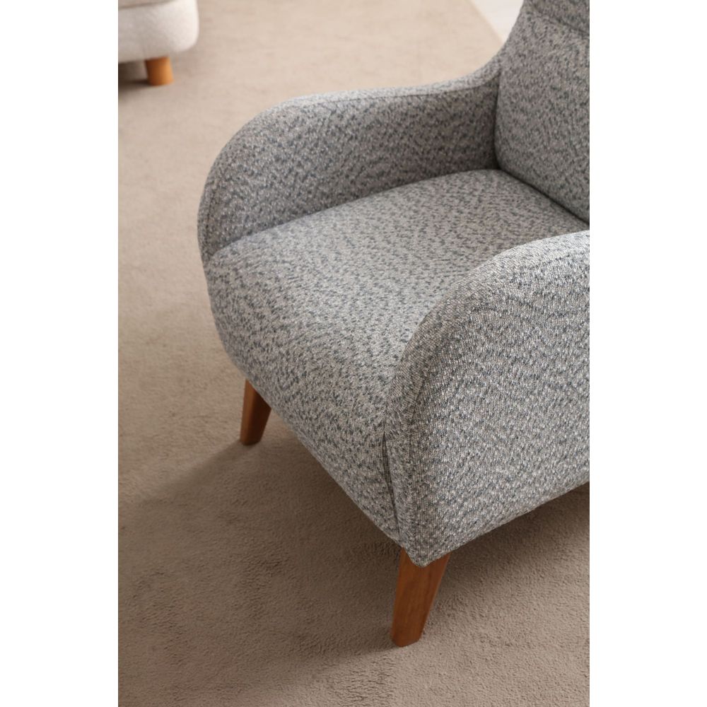 Wing Chair Nice Bergere - Boje: krem plava slika 2