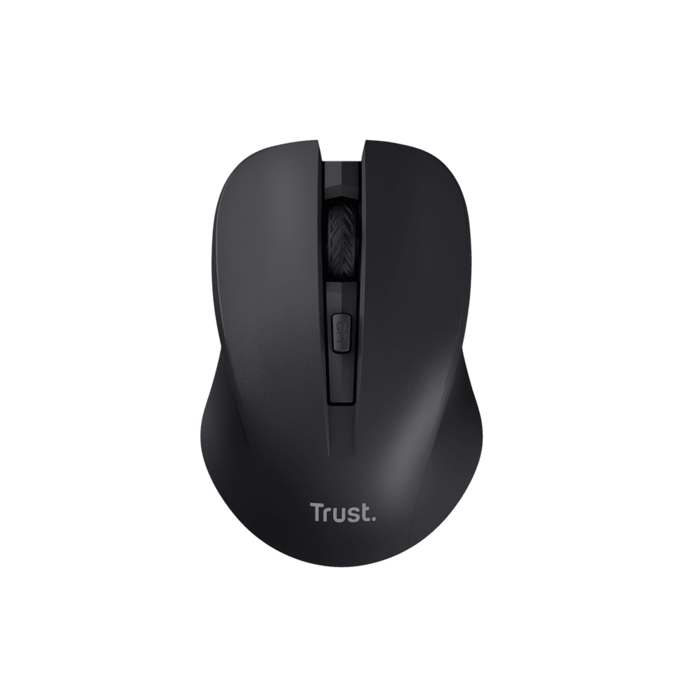 Trust Mydo silent wls miš wireless crni, DPI 1000-1800 obje ruke, 4 tipki, tihi slika 1