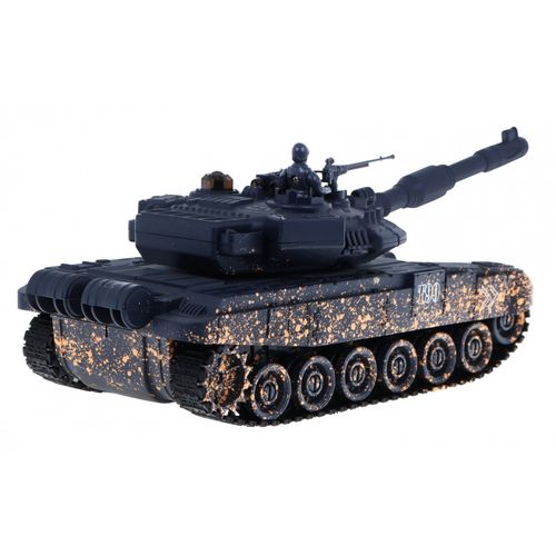 Tenk T-90 na daljinsko upravljanje crna kamuflaža 1:28 slika 5