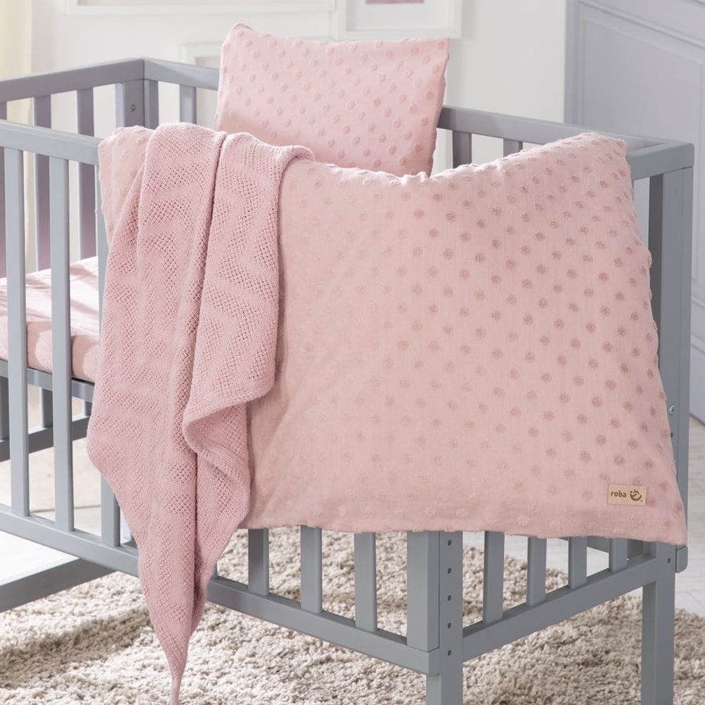 Roba Kids Set posteljinom sa dekicom Lil Planet, Rozi slika 1
