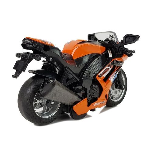 Sports Motorcycle with Sounds 1:14 Orange slika 3