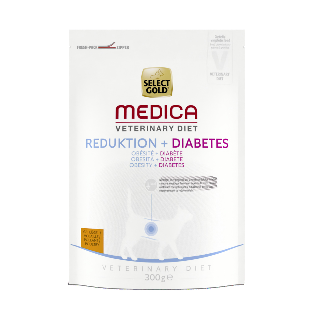 Select Gold Cat Medica Obesity i Diabetes perad 300 g slika 1