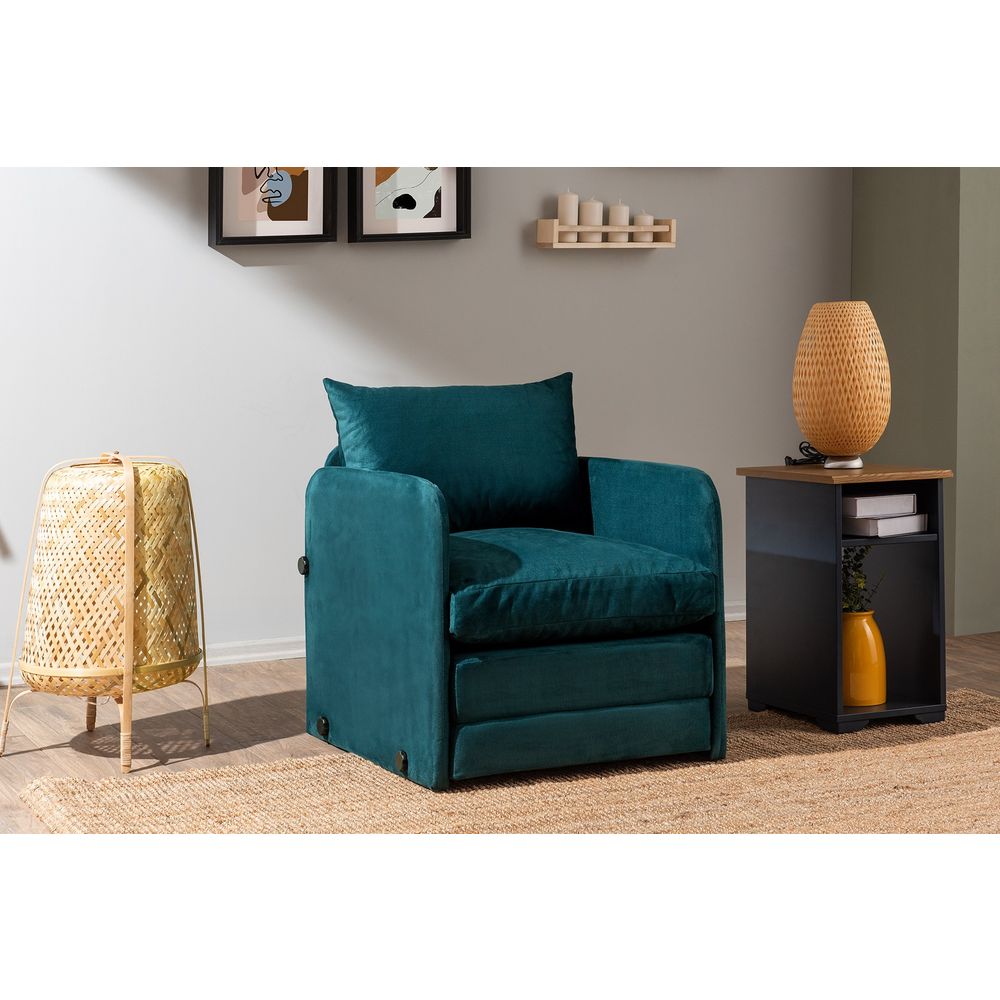 Saga Single - Sofabed u Petrol Zelenoj Boji slika 1